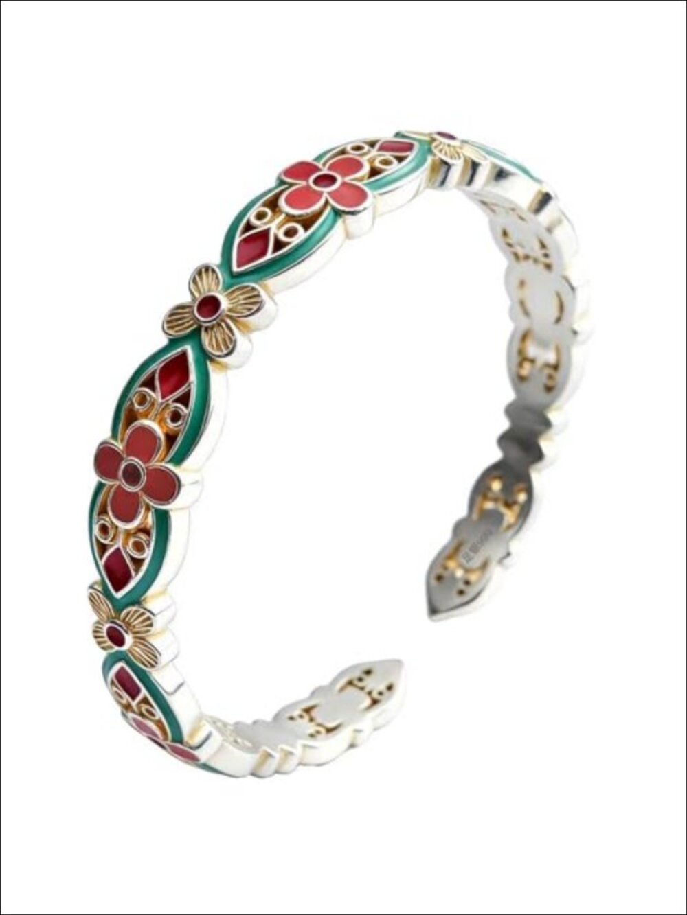 Italian Sterling Silver Stackable Bracelet for Women